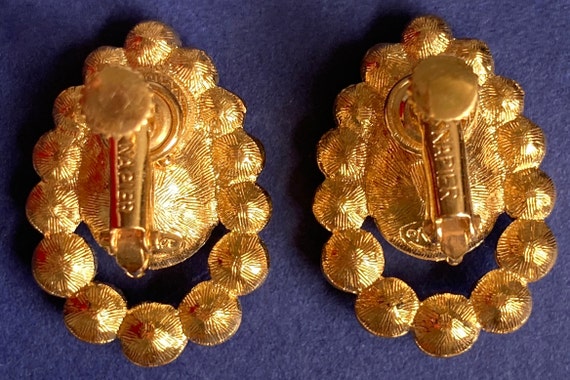 Vintage Napier Earrings - Napier Jewelry Screwbac… - image 5