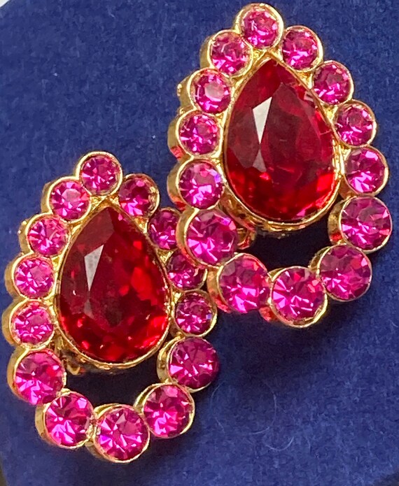 Vintage Napier Earrings - Napier Jewelry Screwbac… - image 2