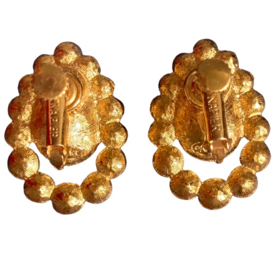 Vintage Napier Earrings - Napier Jewelry Screwbac… - image 4