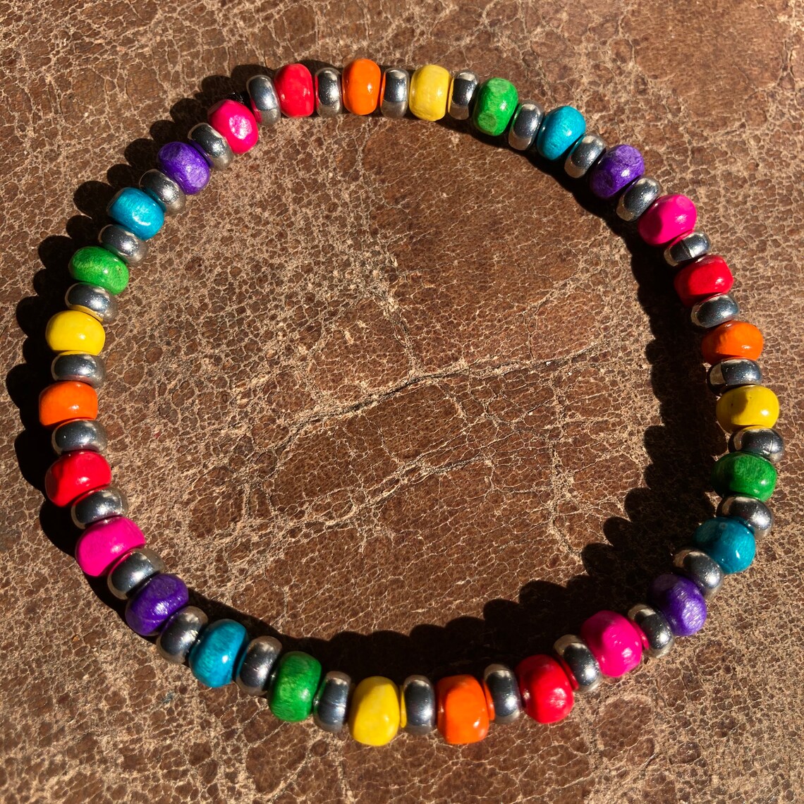 Rainbow Anklet Boho Rainbow Anklet Festival Rainbow Anklet - Etsy Singapore