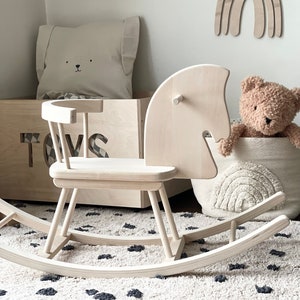 Beautiful handmade wooden Rocking Horse for your little one.