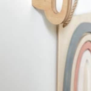 Wooden Animal Wall Hooks - Set of three Animal shaped hooks - Wall Hooks for Kids, Nursery Wall Hooks, Kid&#39;s Room Wall Hooks, Wooden hangers