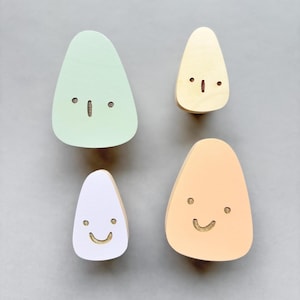 Colorful wall hooks for kids room | Cute Mood Hooks for girl&#39;s room, Nursery Wall Hangers, Custom wooden Hooks for classroom or boy&#39;s room
