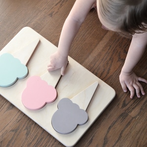 Wooden Ice Cream toy, Wooden Toy, Toys for Kids, Ice Cream Toy, Kids Room Interior Kids Kitchen, Eco Friendly Toys, Food Toy, Nursery Decor