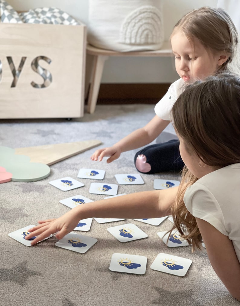 Memory Game Cards, Matching cards, Animal Memory Game, Toddler toys, Educational toys, Montessori Toys,Memory Flash Cards, 1st Birthday Gift image 5