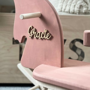 Rocking horse can be also personalized to make it a perfect memorable gift!