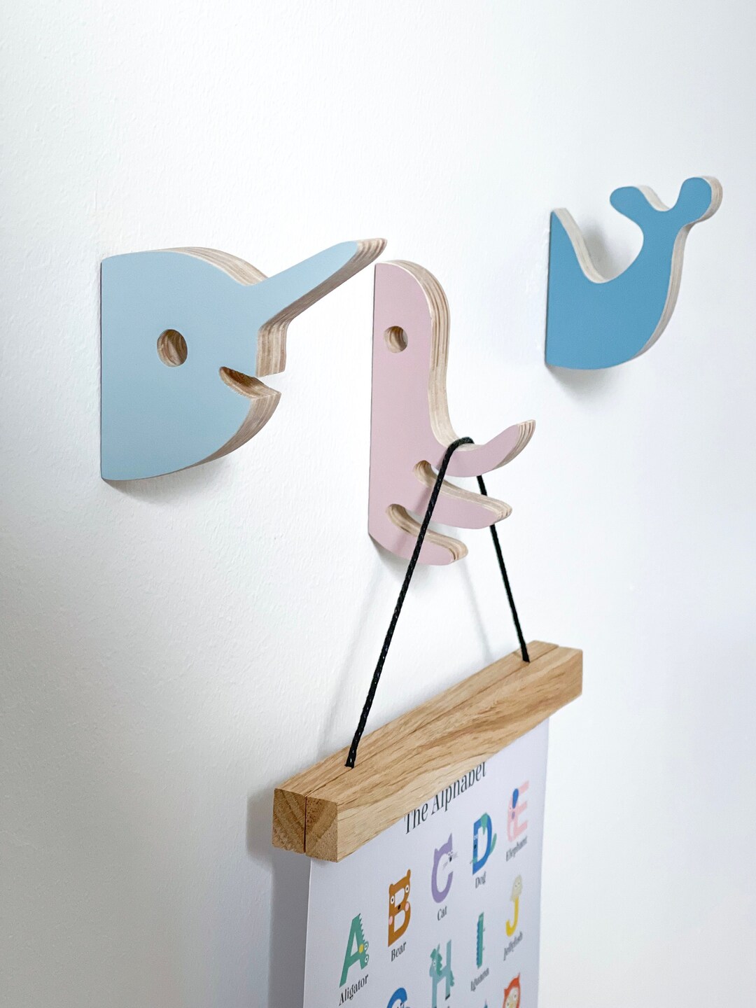 Sea Animal Wall Hooks, Wall Hooks for Kids Room, Sea Wall Decor