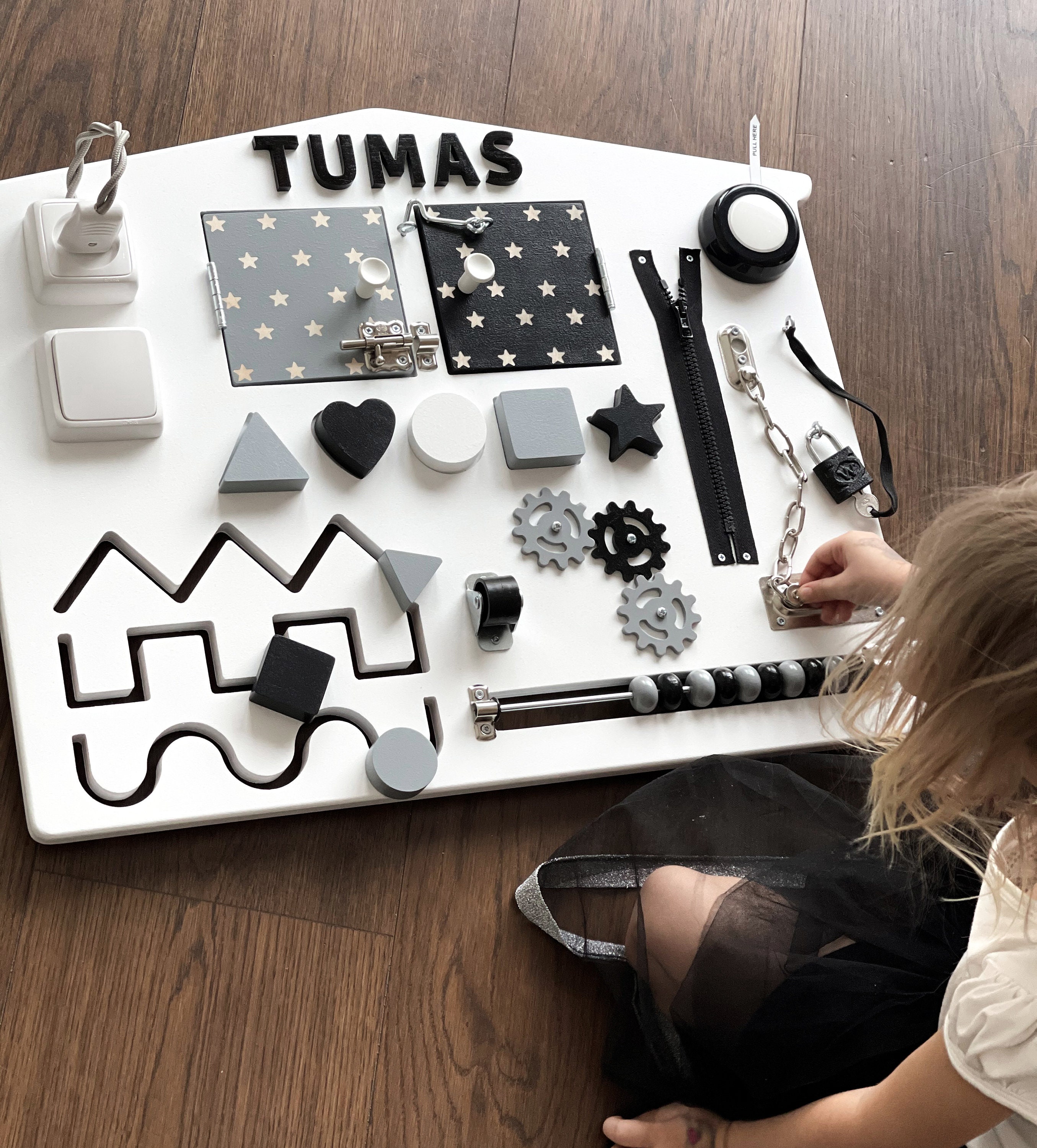 Toddler Busy Board Montessori Busy Board Educational Toddler | Etsy