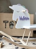 Rocking Horse - Personalized Wooden Unicorn Rocking Toy, Personalized Rocking Horse, Wood Horse, Montessori Rocker, Wooden Horse for Kids product logo