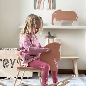 Personalised Wooden Rocking Horse - the perfect swing-toy to develop fine and gross motor skills