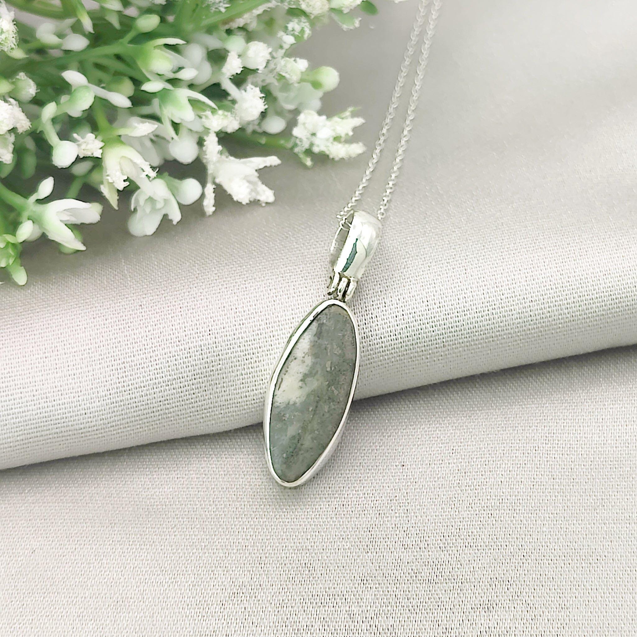 【STONEHENgE】Silver Material Ribbon Necklace SC25A24E StoneHenge Silver Necklace SC1060 Silver925 Rhodium Plated