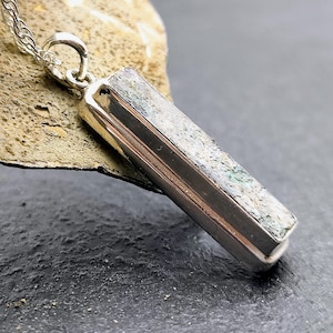Hepburn and Hughes Lancaster Bomber Pendant | WW2 Aviation Gift | Rectangle | Sterling Silver