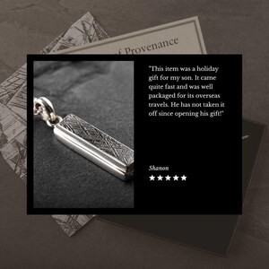 Hepburn and Hughes Meteorite Pendant | Muonionalusta Meteorite | Rectangular | Sterling Silver
