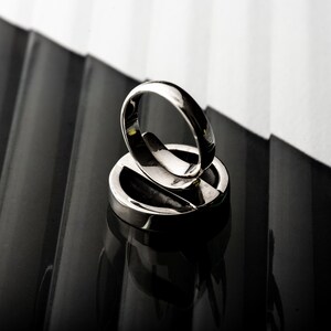Art Deco Ring, circle in Sterling Silver 画像 3