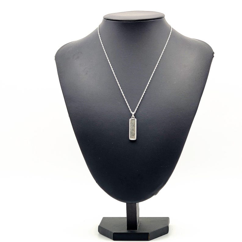 Hepburn and Hughes Lancaster Bomber Pendant | WW2 Aviation Gift | Rectangle | Sterling Silver