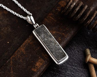 Genuine Lancaster Bomber Pendant in sterling silver made with authentic fuselage | WW2 Aviation Gift | Pilot Gift