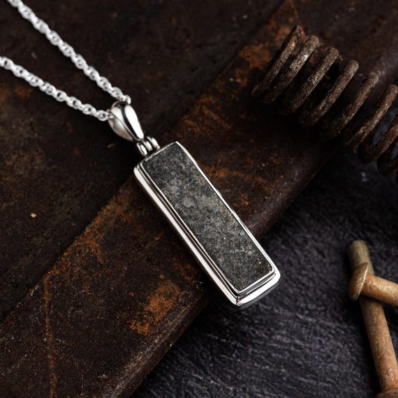 Genuine Lancaster Bomber Pendant in sterling silver made with authentic fuselage | WW2 Aviation Gift | Pilot Gift
