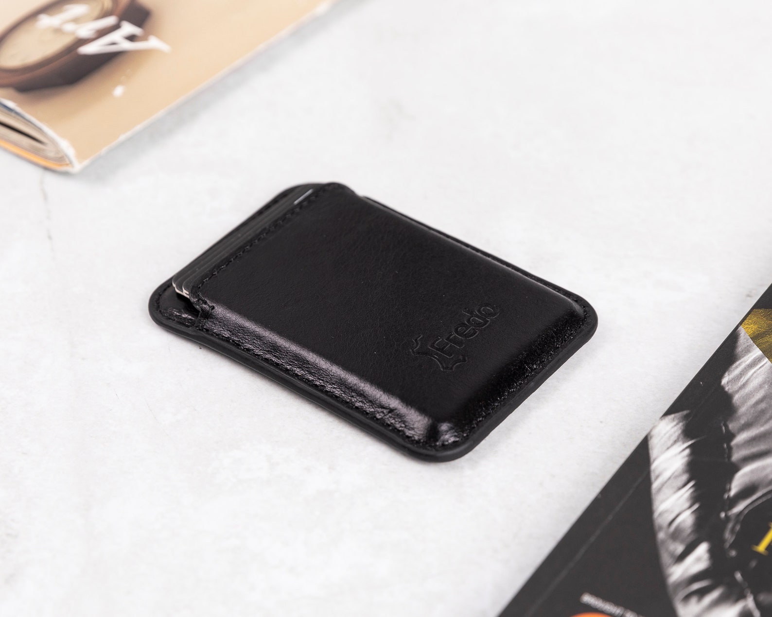 Leather MagSafe Card Holder for iPhone 12 Series Etsy