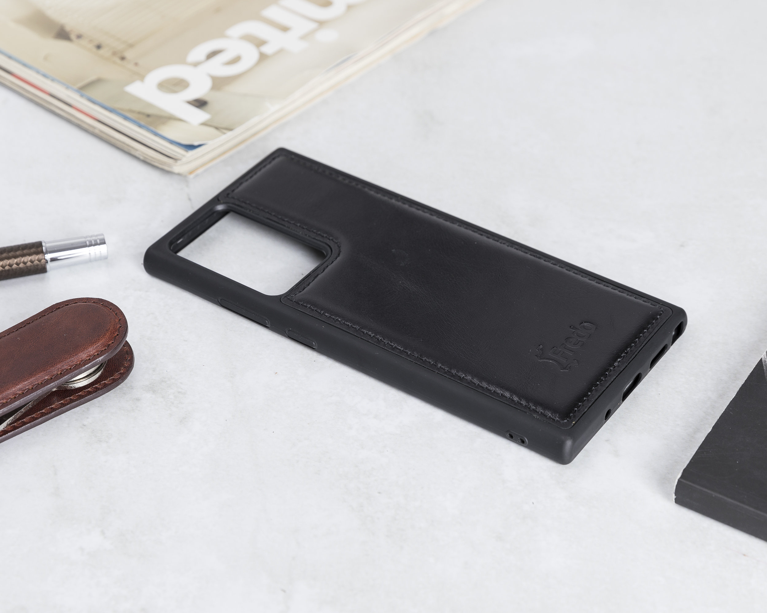 Funda Cartera De Cuero Para Ulefone Note 7 (2019) – Universal, Delgada Y Con Ranuras Para Tarjetas