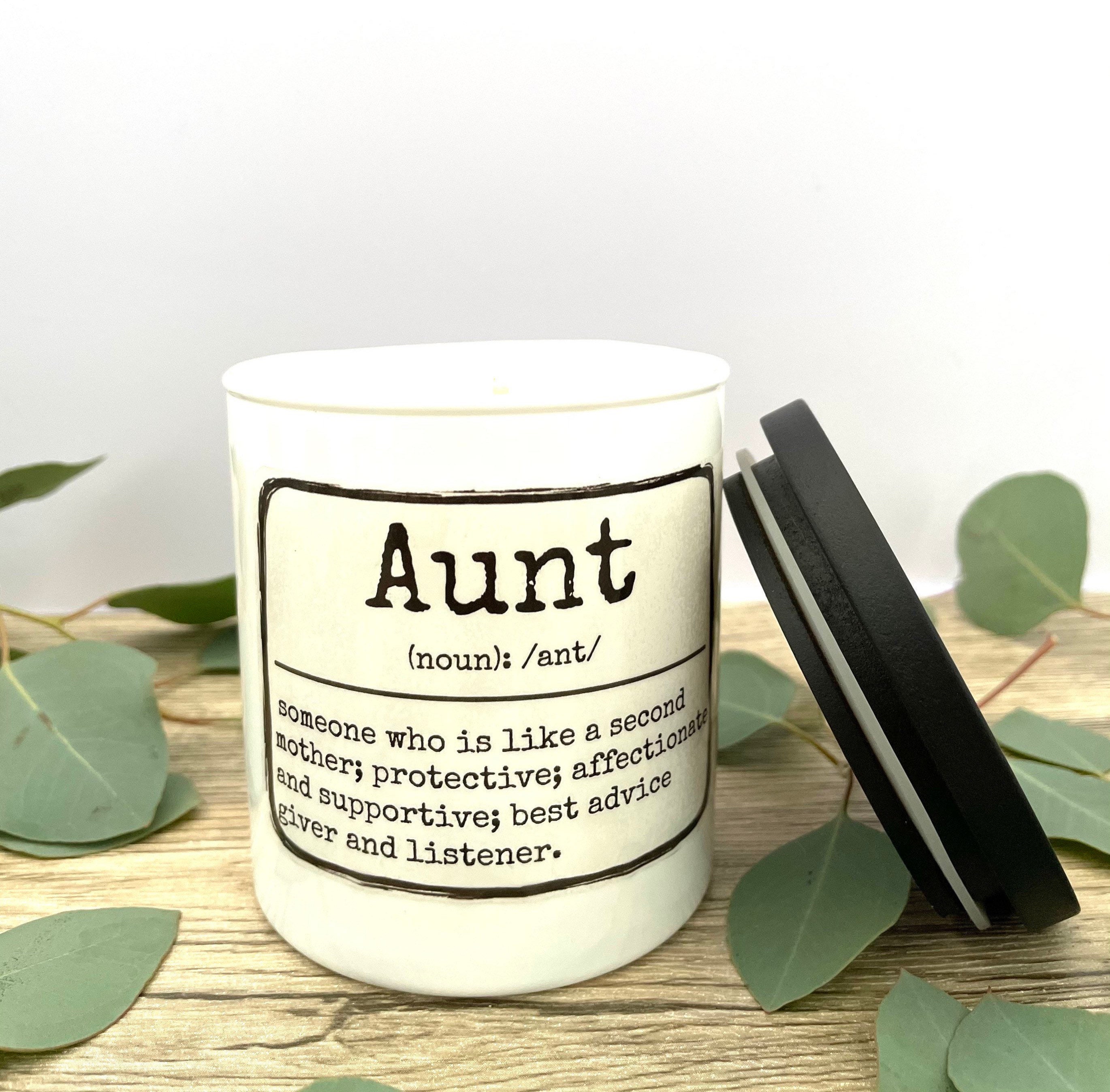 Aunt Definition Candle Etsy