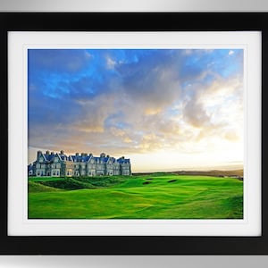 Trump International Golf Links - Doonbeg Art Print - Impressionism Painting-Effect Print (2 Options), Doonbeg Golf Club, (#822), Not Framed