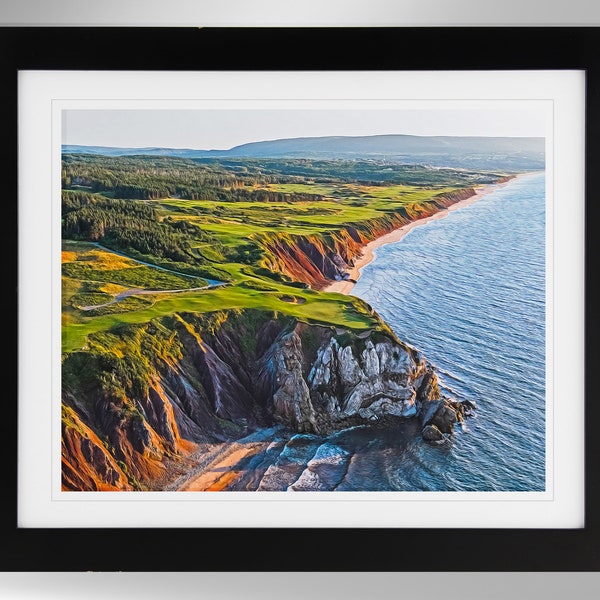 Cabot Cliffs Golf Course Wall Art - Impressionism Painting-Effect Print (2 Options), (#114), Not Framed