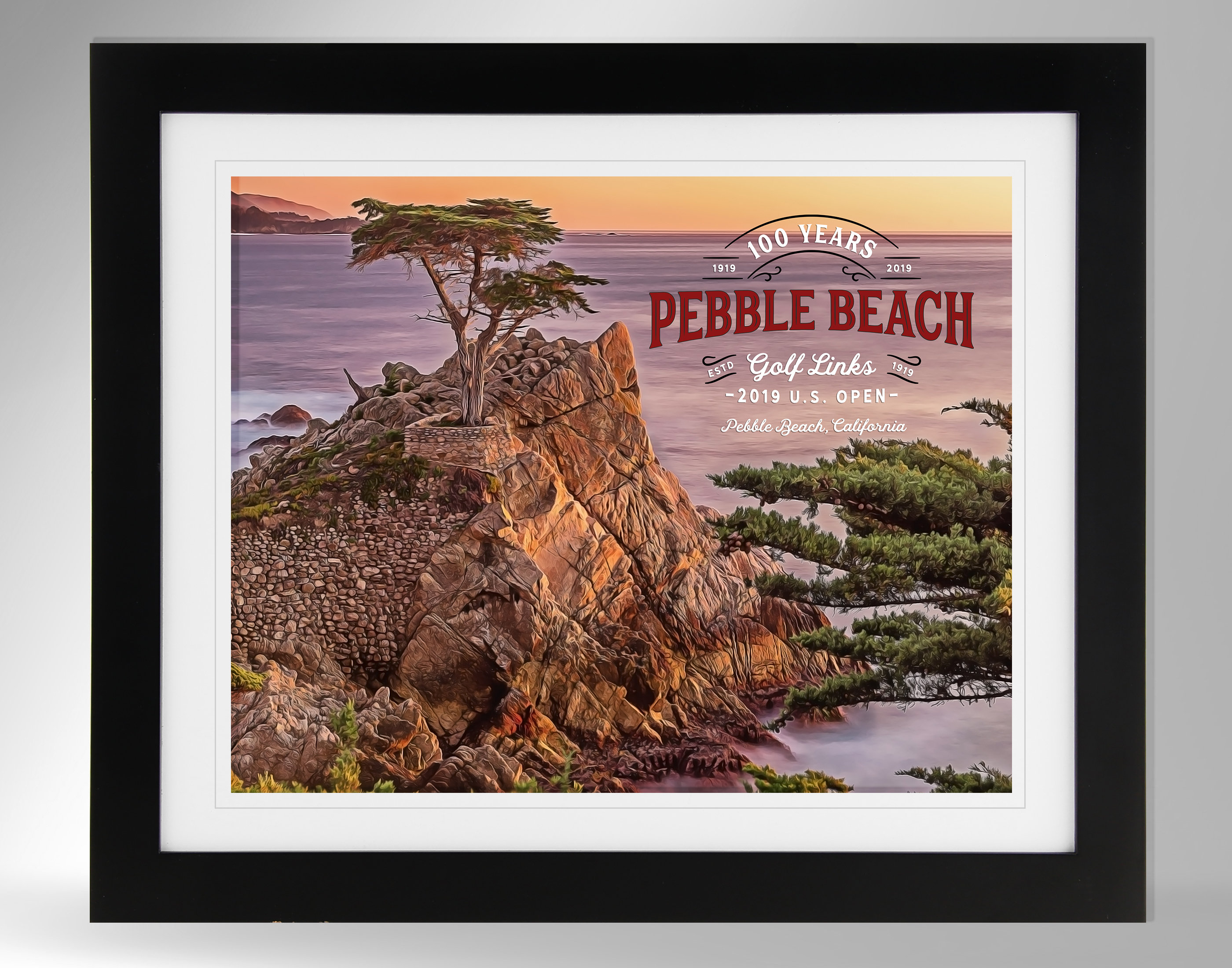 Pebble Beach Wall Art - Pebble Beach Golf Links / US Open