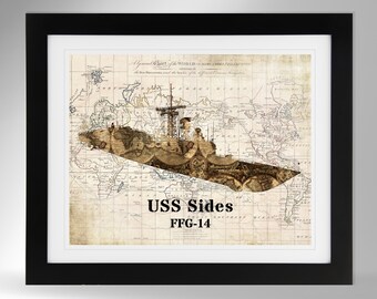 4241）USSフライングフィッシュ　原潜（SSN-673）　壁掛け　プレート USS Flying Fish (SSN 673)