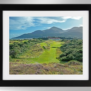 The Royal County Down Golf Club Art Print - Impressionism Painting-Effect Print (2 Options), Royal County Down, (#62), Not Framed