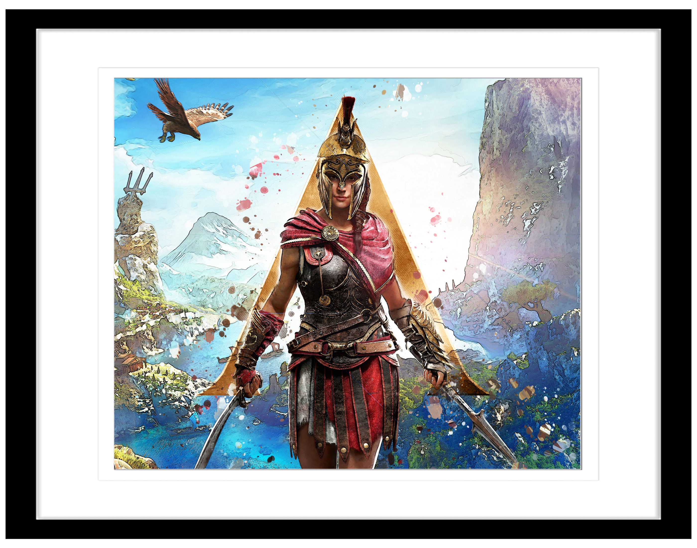 ASSASSINS CREED ODYSSEY POSTER PRINT BUY 2 GET 1 FREE MATTE WALL ART