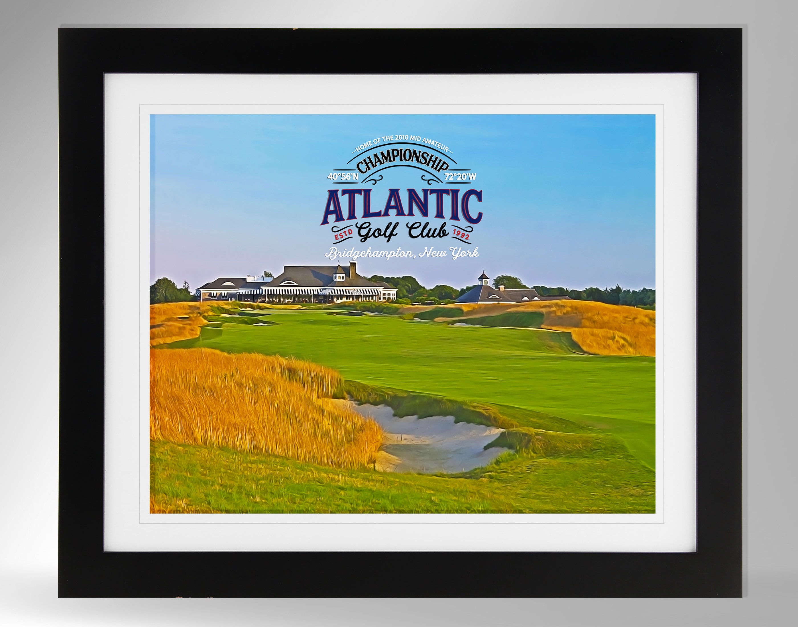 Atlantic Golf Club Wall Art Impressionism Painting-effect photo