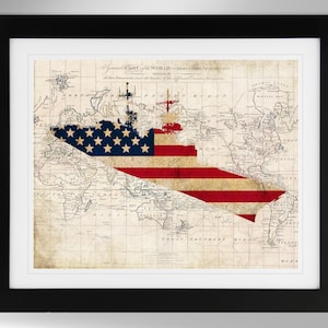 USS Cushing Destroyer Silhouette Print Poster Wall Art (6 Options), DD-985, Spruance Class (#866), Not Framed