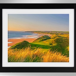 Ballybunion Golf Club Impressionism Painting-Effect Print Art (2 Options), The Old Course, The Cashen Course, (#705), Not Framed