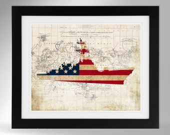 Photo Print USS HALSEY POWELL DD 686 Naval Ship Destroyer USN Navy Photo Print USS HALSEY POWELL DD 686 Naval Ship Destroyer USN Navy