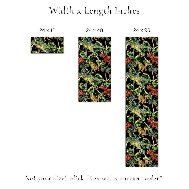 Dinosaur Peel /& Stick Wallpaper Exotic Animals Removable Decal Palm Leaves Self Adhesive Wall Mural Black Jungle Temporary Wall Decor