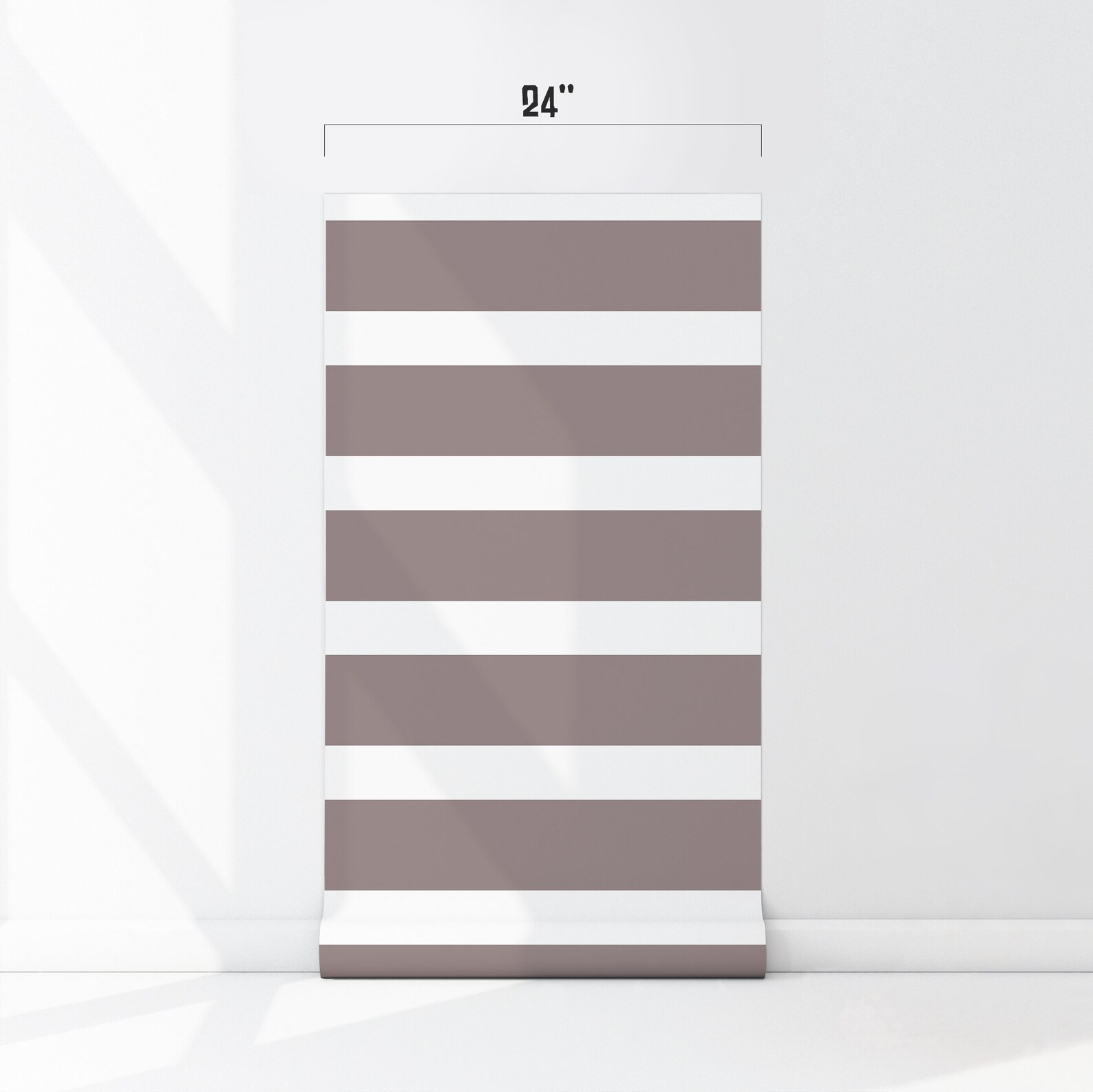 Pink Striped Peel & Stick Wallpaper Purple Geometric Self Etsy