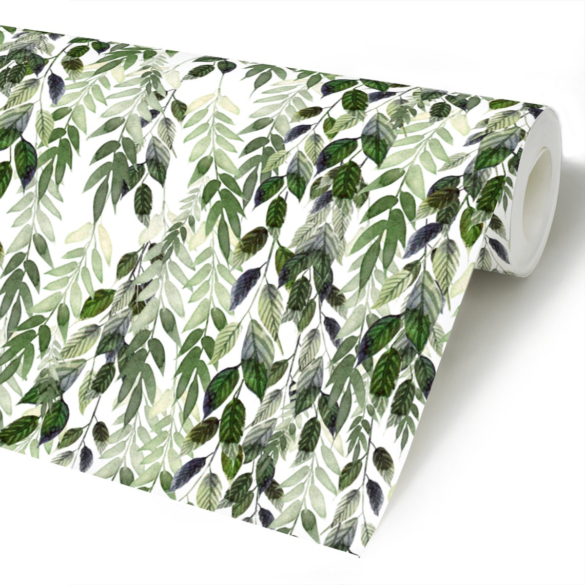 Eucalyptus Leaves Removable Wallpaper Butterfly Self Adhesive Etsy UK