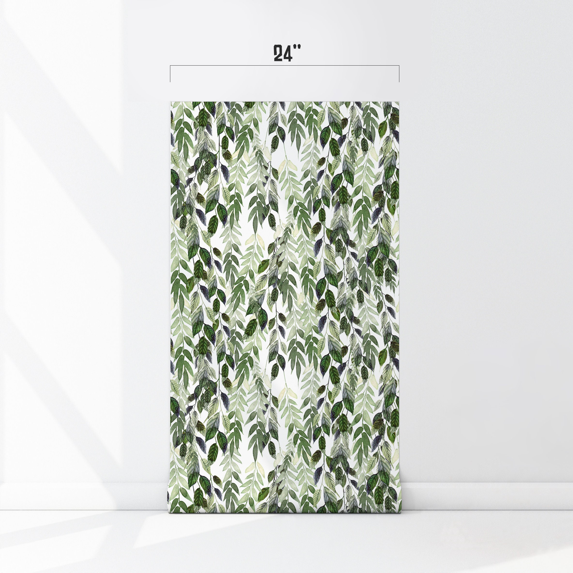 Eucalyptus Leaves Removable Wallpaper Butterfly Self Adhesive Etsy UK