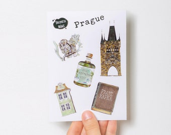 Prague - Vinyl sticker sheet