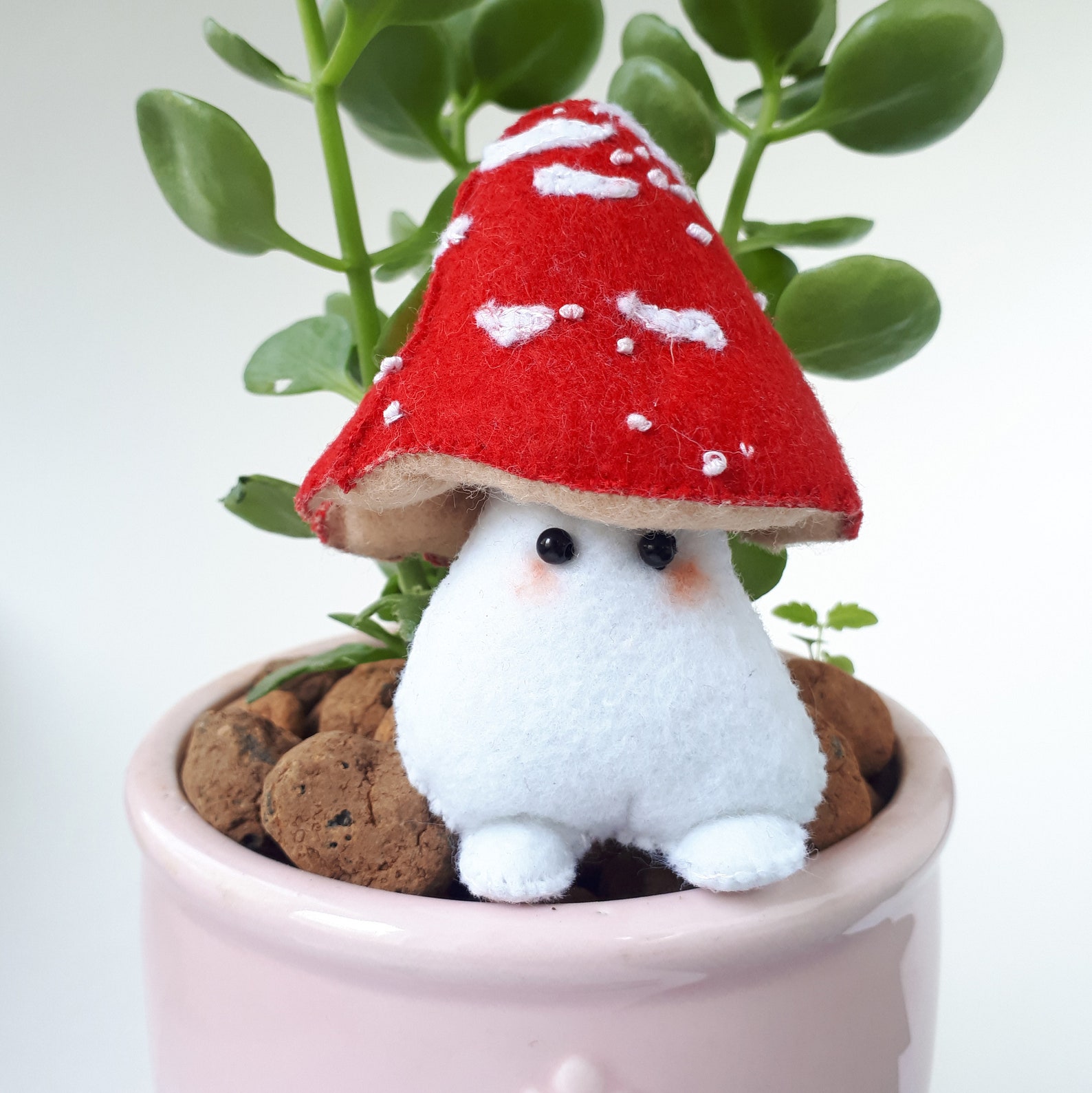 Mushroom Doll Pattern Mushroom Decor Cute for Nursery Felt Etsy