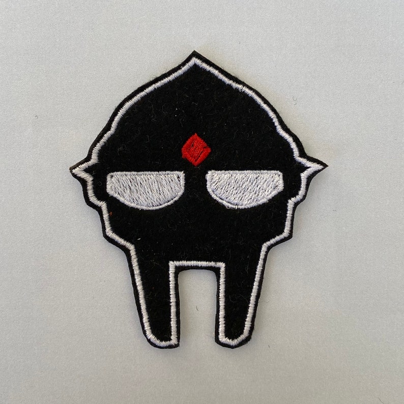 MF Doom Jewel Mask Embroidered Hip Hop Rap Iron on Patch