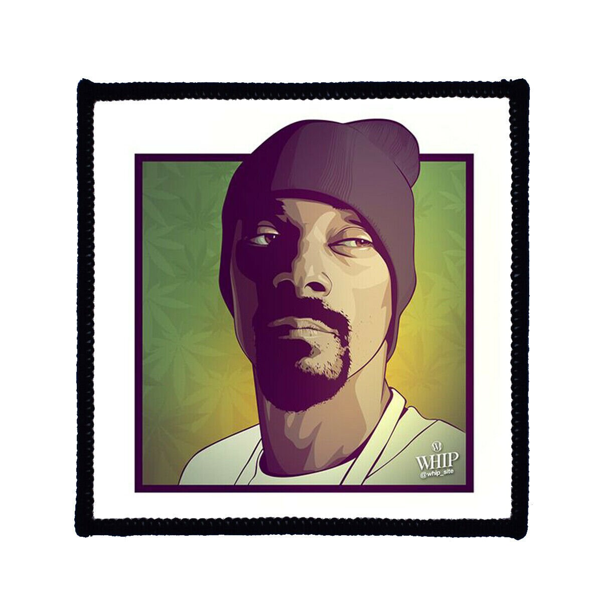 Square Printed Patch Snoop Dogg Cartoon Art Hip Hop Sew On Etsy Hong Kong