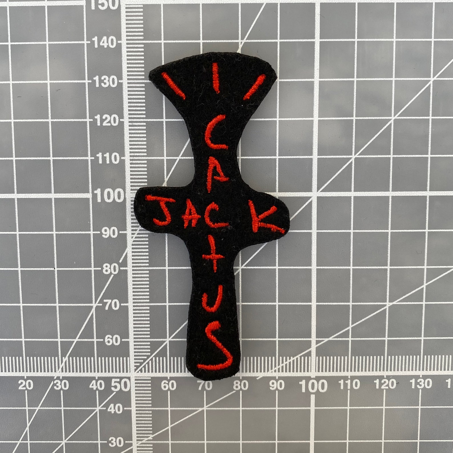 Iron on Patch Cactus Jack Embroidered Hip Hop Rap Etsy