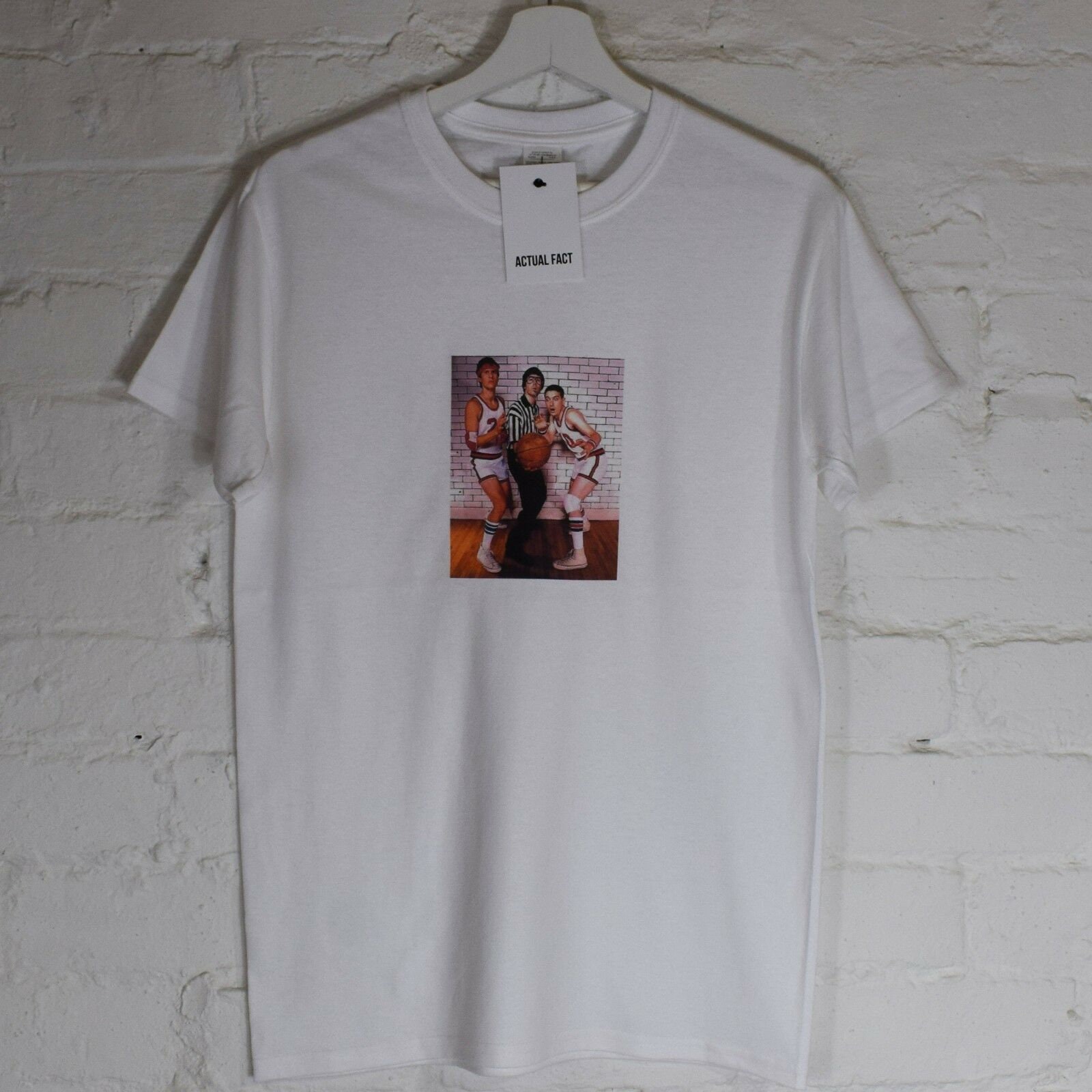 Details about / Actual Fact Beastie Boys Basketball White Hip Hop Punk Tee T-shirt
