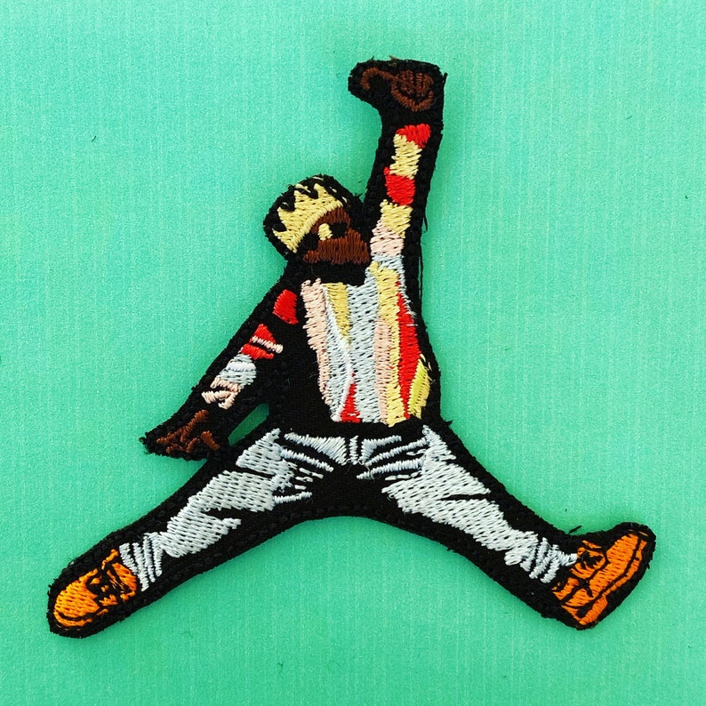 Iron on Patch Biggie Jordan Jump Embroidered Hip Hop Rap Etsy UK
