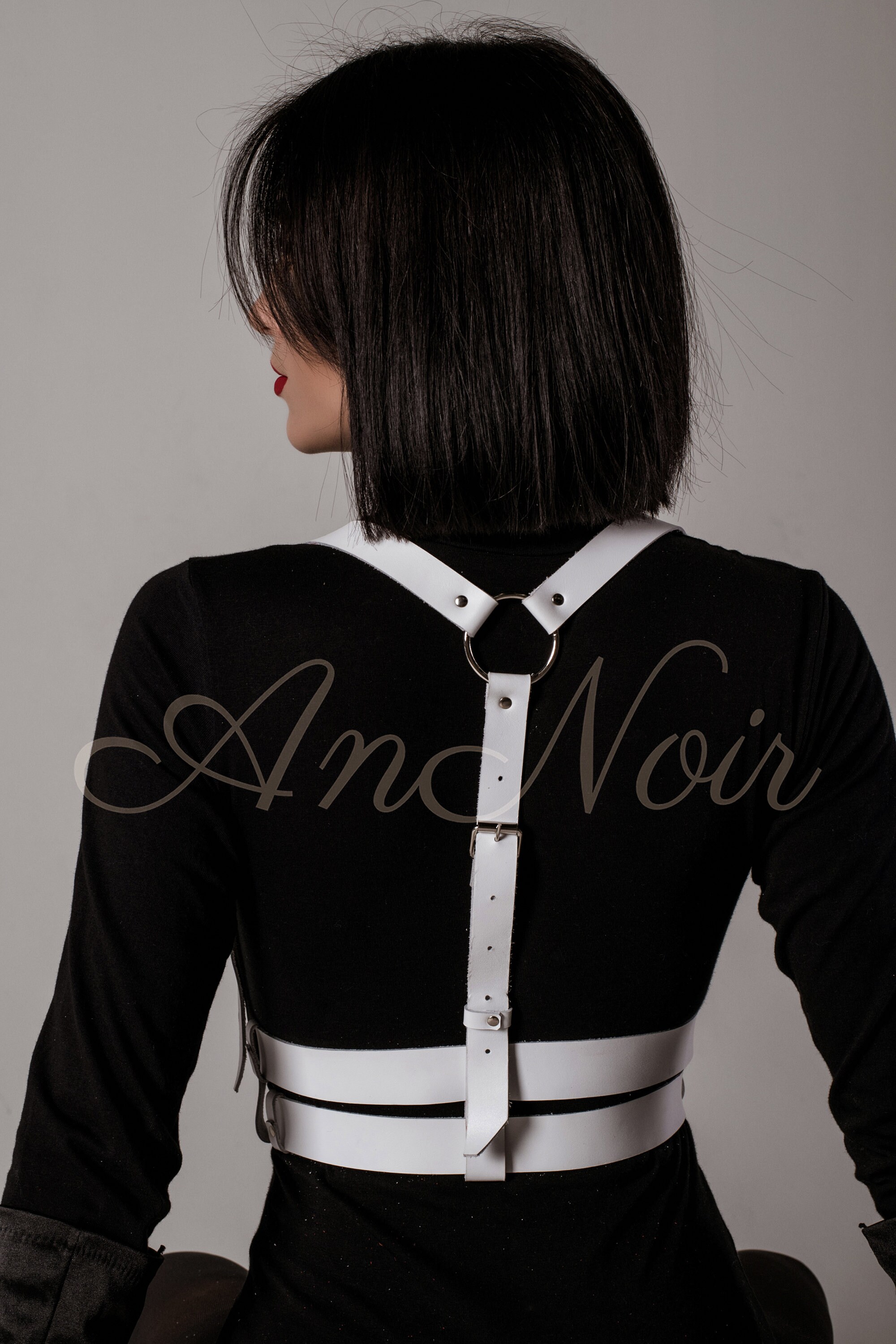 Leather Harness Woman Chest Harness Leather Harness Top Etsy