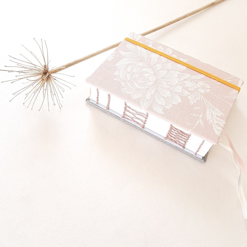 Handmade A6 Weekly Planner, Pocket Diary Covered in Floral Fabric in