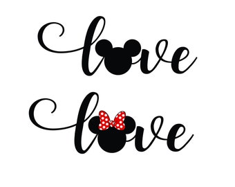 Download Mickey love minnie | Etsy
