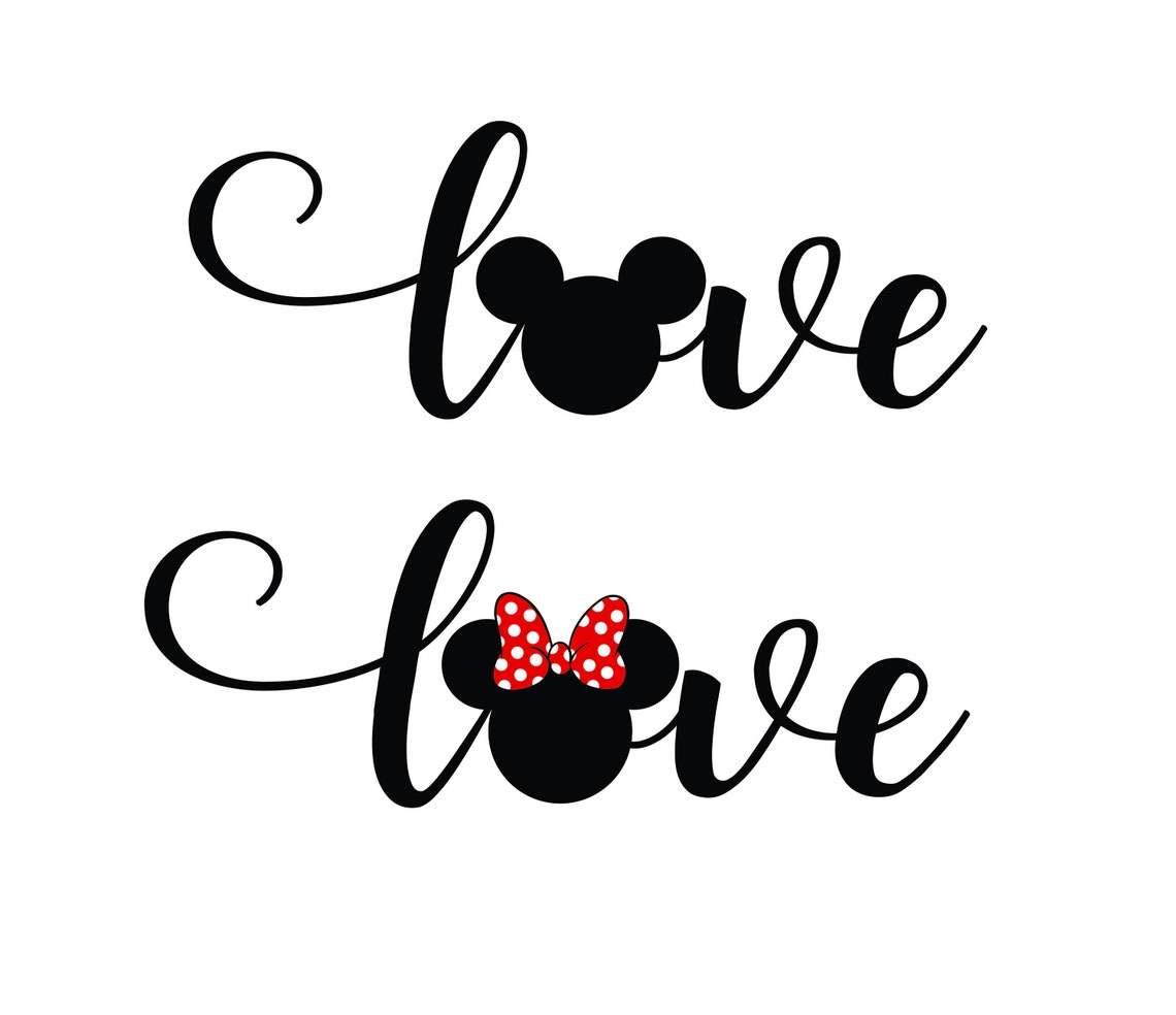 Free Free 284 Love Svg Disney SVG PNG EPS DXF File