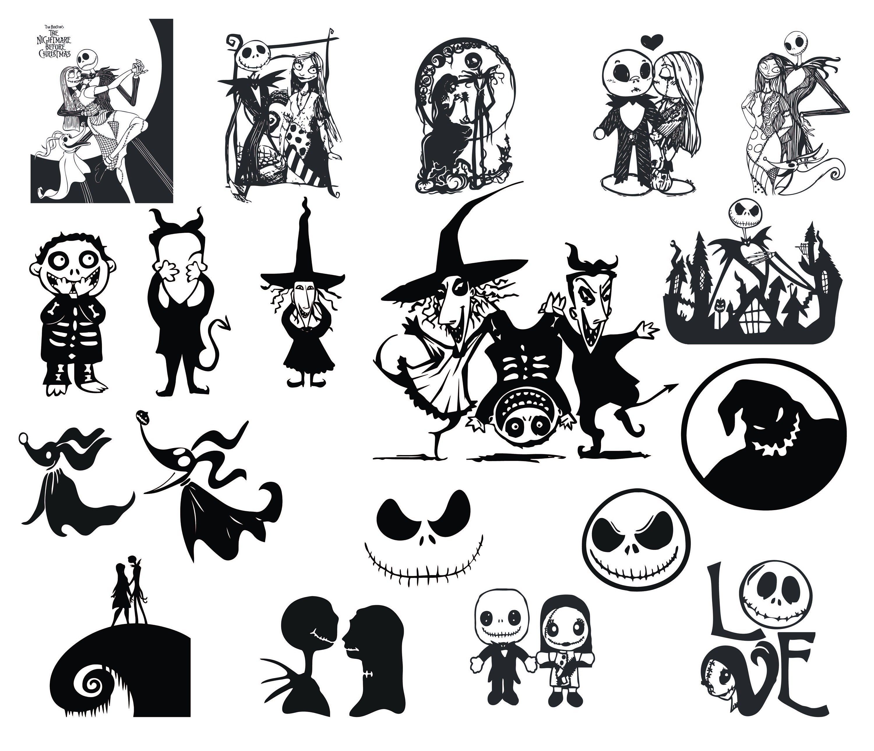 Download 21+ Nightmare Before Christmas Svg Files Free Pics